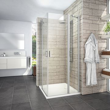 ROTH LIMAYA LINE LYE4/900 sprchové dvere 90x195 cm, lietacie, brillant/sklo transparent 1135008255 Obrázek - fotka