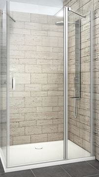 ROTH LIMAYA LINE LYE4/900 sprchové dvere 90x195 cm, lietacie, brillant/sklo transparent