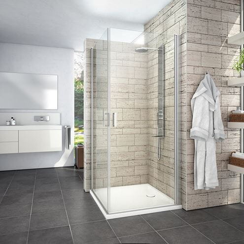 ROTH LIMAYA LINE LYE2/900 sprchové dvere 90x195 cm, lietacie, brillant/sklo transparent 1135008244 Obrázek - fotka