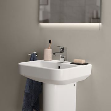 IDEAL STANDARD I.LIFE B umývadlo 45 cm, s otvorom pre batériu a prepadom T461001 Obrázek - fotka