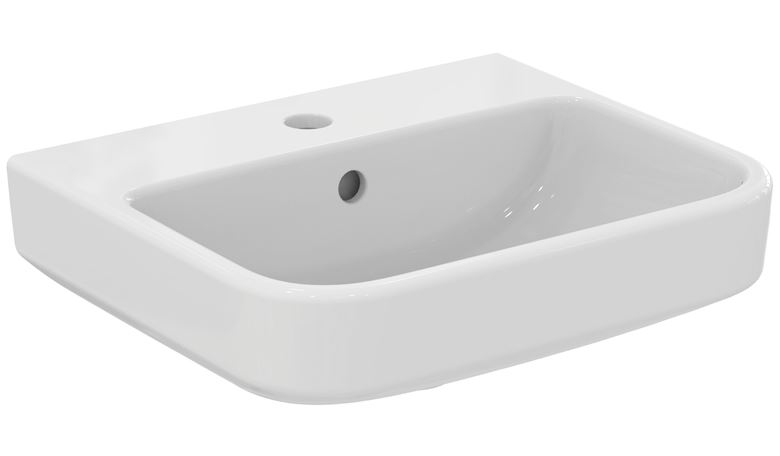 IDEAL STANDARD I.LIFE B umývadlo 45 cm, s otvorom pre batériu a prepadom T461001 Obrázek - Hlavní obrázek