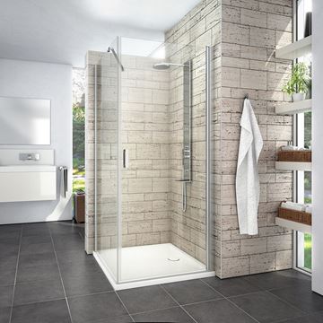 ROTH LIMAYA LINE LYE2/1000 sprchové dvere 100x195 cm, lietacie, brillant/sklo transparent 1135008246 Obrázek - fotka