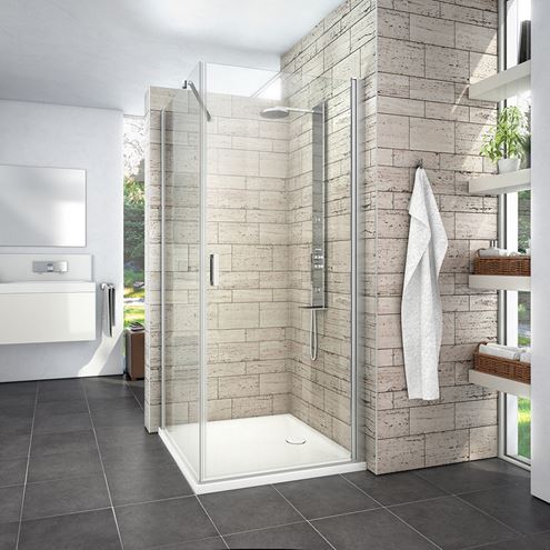 ROTH LIMAYA LINE LYE2/1000 sprchové dvere 100x195 cm, lietacie, brillant/sklo transparent 1135008246 Obrázek - fotka