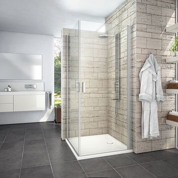 ROTH LIMAYA LINE LYE2/1000 sprchové dvere 100x195 cm, lietacie, brillant/sklo transparent 1135008246 Obrázek - fotka