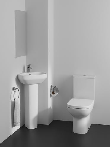IDEAL STANDARD I.LIFE A umývadlo rohové 45 cm, s otvorom pre batériu a prepadom T471101 Obrázek - fotka