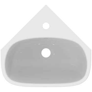 IDEAL STANDARD I.LIFE A umývadlo rohové 45 cm, s otvorom pre batériu a prepadom T471101 Obrázek - fotka