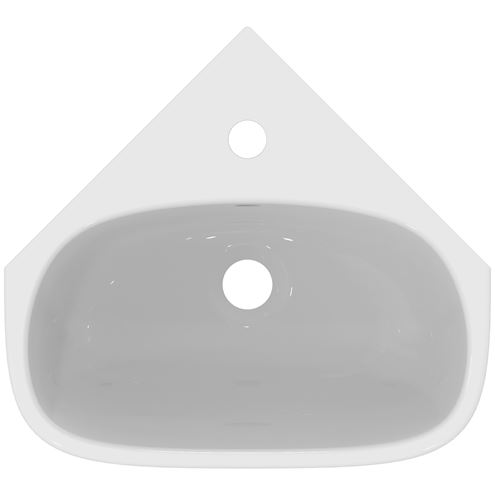 IDEAL STANDARD I.LIFE A umývadlo rohové 45 cm, s otvorom pre batériu a prepadom T471101 Obrázek - fotka