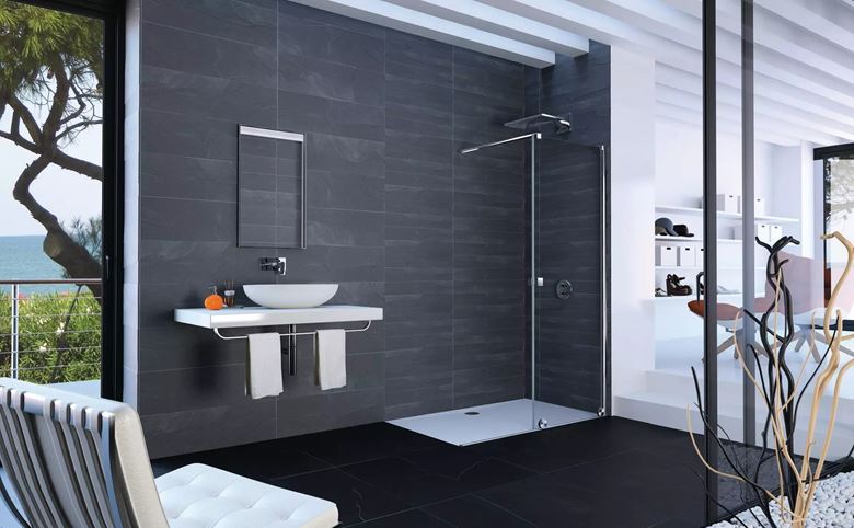 HÜPPE XTENSA PURE sprchové dvere 110x200 cm, posuvné, ľavé, strieborná pololesklá/sklo číre XT0102.069.322 Obrázek - fotka