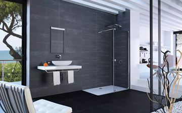 HÜPPE XTENSA PURE sprchové dvere 140x200 cm, posuvné, ľavé, strieborná pololesklá/sklo číre XT0105.069.322 Obrázek - fotka