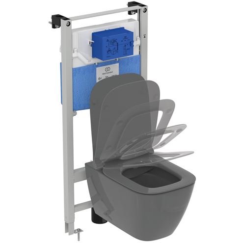 IDEAL STANDARD I.LIFE B závesné WC, Rimless splachovanie, lesklá šedá T461458 Obrázek - fotka