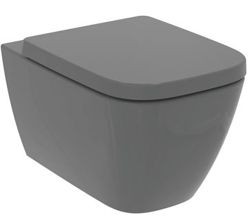 IDEAL STANDARD I.LIFE B závesné WC, Rimless splachovanie, lesklá šedá T461458 Obrázek - fotka