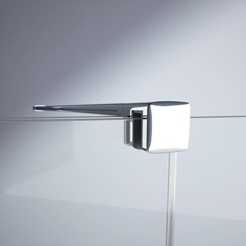 HÜPPE XTENSA PURE sprchové dvere 140x200 cm, posuvné, pravé, strieborná pololesklá/sklo číre XT0205.069.322 Obrázek - fotka