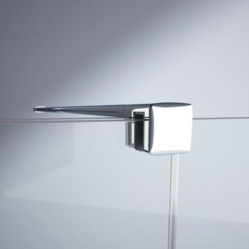 HÜPPE XTENSA PURE sprchové dvere 160x200 cm, posuvné, pravé, strieborná pololesklá/sklo číre XT0207.069.322 Obrázek - fotka