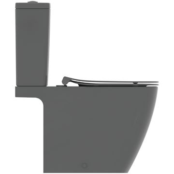 IDEAL STANDARD I.LIFE B WC sedátko Ultra Slim, SoftClose, lesklá šedá T500358 Obrázek - fotka