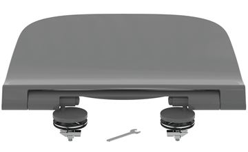 IDEAL STANDARD I.LIFE B WC sedátko Ultra Slim, SoftClose, lesklá šedá T500358 Obrázek - fotka