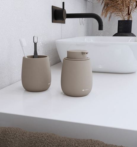 NIMCO TABO dávkovač tekutého mydla 425 ml, keramika, taupe TA 3131-07 Obrázek - fotka