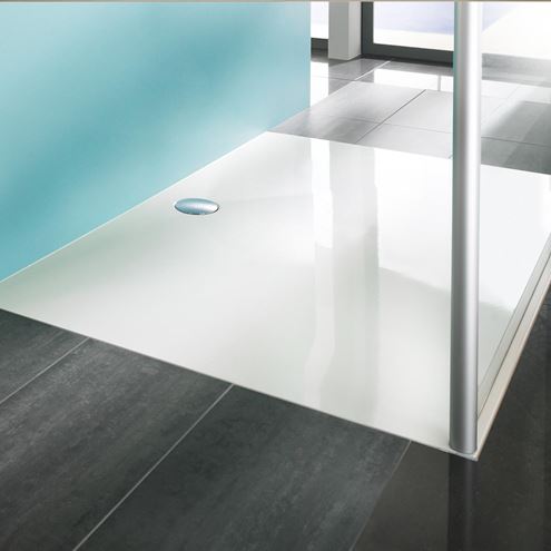 HÜPPE EASY STEP sprchová vanička 100x100 cm, liaty mramor, bez nožičiek 215032.055 Obrázek - fotka
