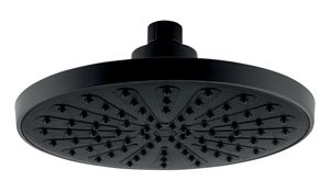 NOVASERVIS horná sprcha pr. 200 mm, matná čierna