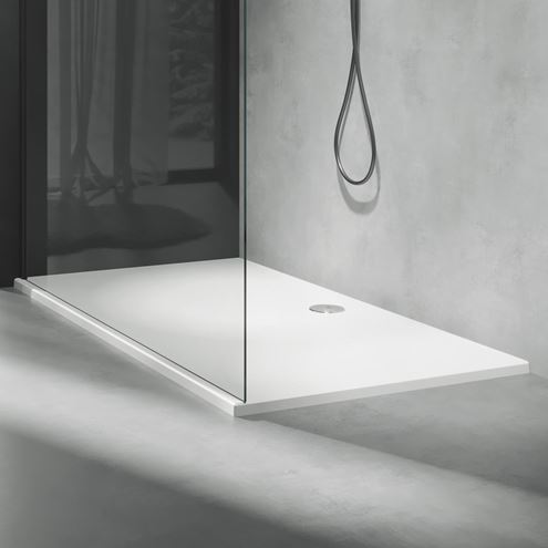 HÜPPE EASY STEP sprchová vanička 180x100 cm, liaty mramor, bez nožičiek 215232.055 Obrázek - fotka
