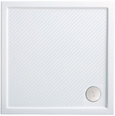 HÜPPE PURANO sprchová vanička 90x90 cm, liaty mramor, bez nožičiek, s protišmykom 202161.055 Obrázek - Hlavní obrázek