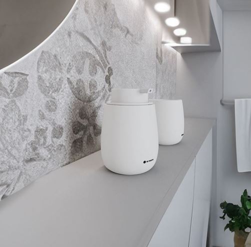 NIMCO TABO pohárik na kefky, keramika, biela TA 3158-05 Obrázek - fotka