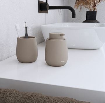 NIMCO TABO pohárik na kefky, keramika, taupe TA 3158-07 Obrázek - fotka