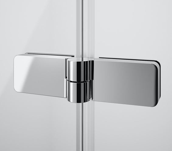 HÜPPE DESIGN PURE sprchové dvere 90x200 cm, skladacie, pravé, strieborná matná/sklo číre 8P0916.087.322 Obrázek - fotka