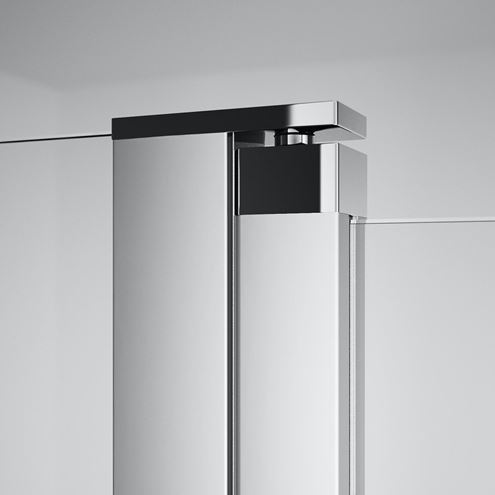 HÜPPE DESIGN PURE sprchové dvere 90x200 cm, skladacie, pravé, strieborná matná/sklo číre 8P0916.087.322 Obrázek - fotka