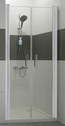 HÜPPE CLASSICS 2 sprchové dvere 90x190 cm, lietacie, strieborná matná/sklo číre C23702.087.322 Obrázek - Hlavní obrázek