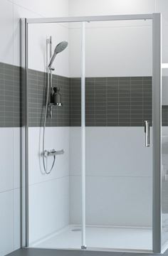 HÜPPE CLASSICS 2 GT1550 sprchové dvere 155x200 cm, posuvné, ľavé, chróm lesklý/sklo číre
