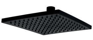NOVASERVIS horná sprcha 200x200 mm, čierna
