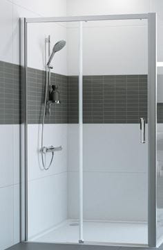 HÜPPE CLASSICS 2 EASYENTRY GT1200 sprchové dvere 120x200 cm, posuvné, ľavé, strieborná pololesklá/sklo číre