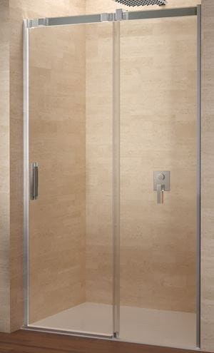 RIHO OCEAN O104 sprchové dvere 100x195 cm, posuvné, kartáčovaný hliník/sklo číre G006001120 Obrázek - Hlavní obrázek