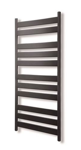 ZEHNDER ZETA kúpeľňový radiátor 1200/500, bočné pripojenie, matná čierna 9205 ZET-120-050-9205 Obrázek - Hlavní obrázek