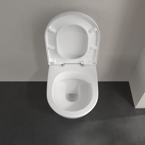 VILLEROY & BOCH SUBWAY 2.0 závesné WC, DirectFlush splachovanie, CeramicPlus, alpská biela 5614R0R1 Obrázek - fotka