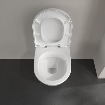 VILLEROY & BOCH SUBWAY 2.0 závesné WC, DirectFlush splachovanie, CeramicPlus, alpská biela 5614R0R1 Obrázek - fotka