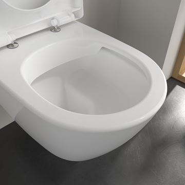 VILLEROY & BOCH SUBWAY 2.0 závesné WC, DirectFlush splachovanie, CeramicPlus, alpská biela 5614R0R1 Obrázek - fotka