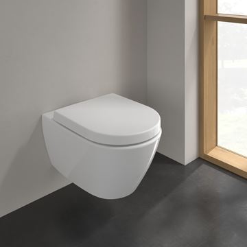 VILLEROY & BOCH SUBWAY 2.0 závesné WC, DirectFlush splachovanie, CeramicPlus, alpská biela 5614R0R1 Obrázek - fotka