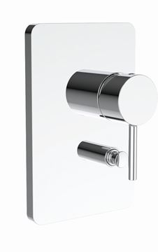 CONCEPT 300 ROUND sprchová podomietková batéria, s prepínačom, chrome