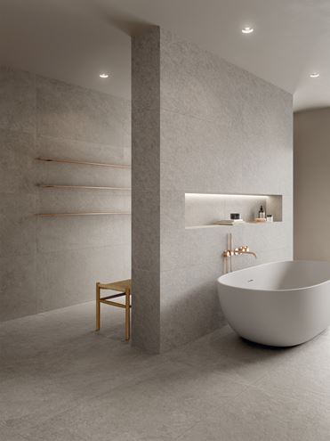 ABITARE ALL AROUND STONE dlažba 60x119,8 cm, mat reliéf, zen grey PF00020634 Obrázek - fotka