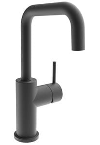 CONCEPT 300 ROUND umývadlová stojanková batéria, s odtokovou súpravou, matná čierna