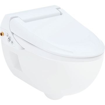 GEBERIT AQUACLEAN 4000 SET závesné WC s bidetovým sedadlom, SoftClosing, Rimfree