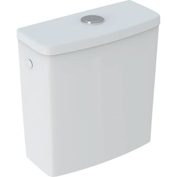 GEBERIT SELNOVA SQUARE WC kombi nádržka, bočný prívod vody, 2 množstvo splachovania