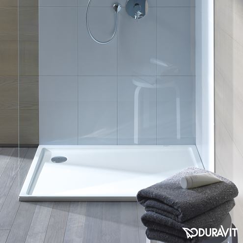 DURAVIT STARCK SLIMLINE sprchová vanička 120x80 cm, akrylát, bez nožičiek 720121000000000 Obrázek - fotka