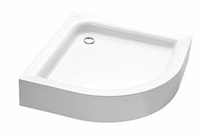 KOLO STANDARD PLUS sprchová vanička 80x80 cm, R450, akrylát, bez nožičiek