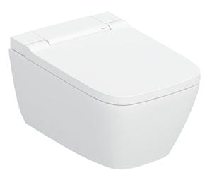 GEBERIT AQUACLEAN SELA SQUARE závesné WC s bidetovým sedátkom, SoftOpening, TurboFlush, KeraTect