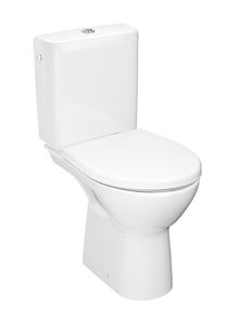 JIKA LYRA PLUS WC kombi, Rimless splachovanie, Dual-Flush, zadný odpad, bočné napúšťanie