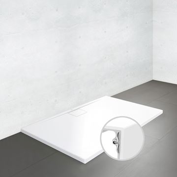 VILLEROY & BOCH ARCHITECTURA sprchová vanička 140x75 cm, akrylát, bez nožičiek, alpská biela, VilboGrip UDA1475ARA215GV-01 Obrázek - fotka