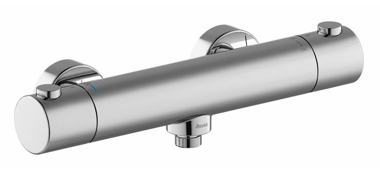 RAVAK PURI PU 033.00CR sprchová nástenná termostatická batéria, CoolFeel, chróm X070116 Obrázek - Hlavní obrázek
