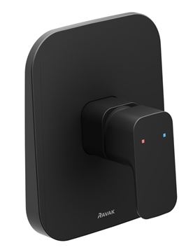 RAVAK 10° FREE BLACK TD F 066.20BL sprchová podomietková batéria, matná čierna